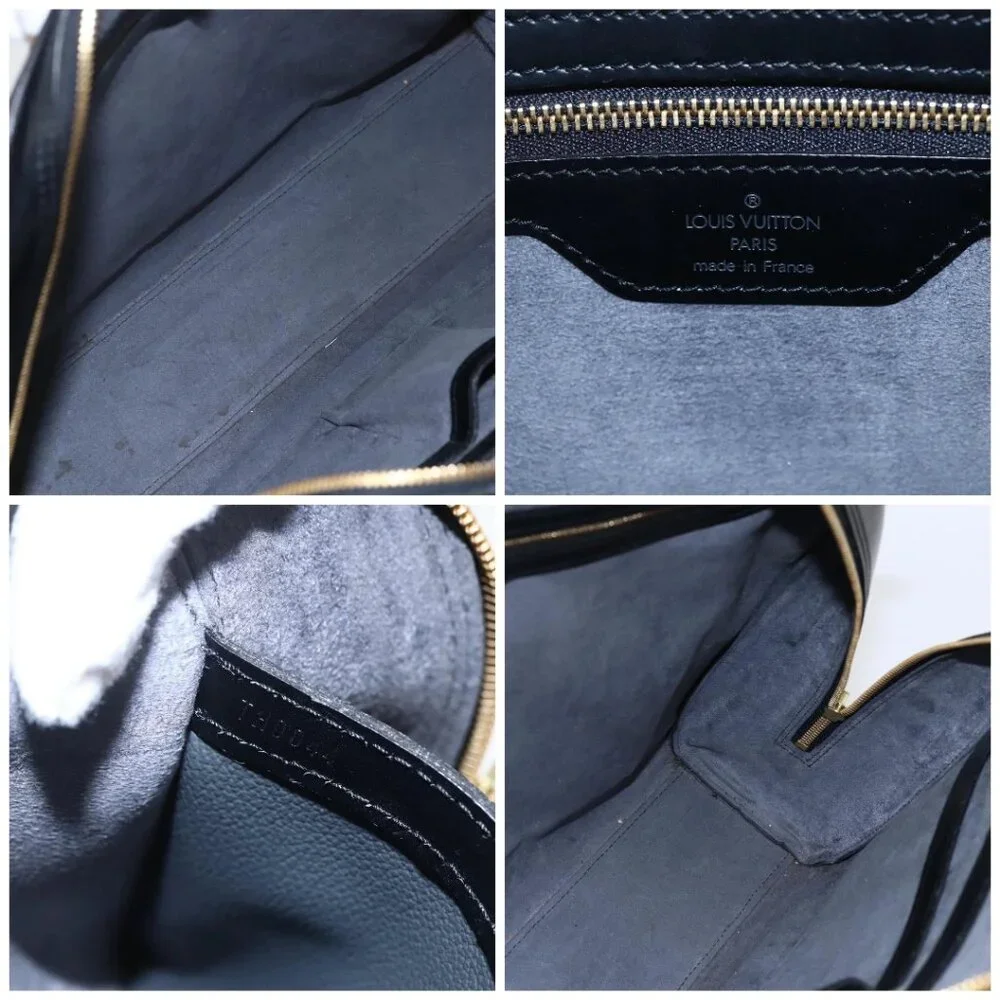 LOUIS VUITTON Epi Sorbonne Business Bag Black M54512 LV Auth ep11032